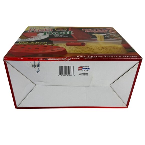 As Seen On TV Microwave Pasta Boat Strainer Vegetable Steamer Lid Rack Cook Kitc - Picture 6 of 13